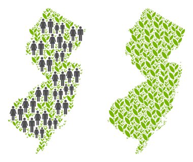 Nüfus ve Plantation New Jersey eyalet harita