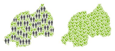 İnsanlar ve doğa Ruanda Haritası