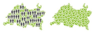 İnsanlar ve Flora Tataristan Haritası