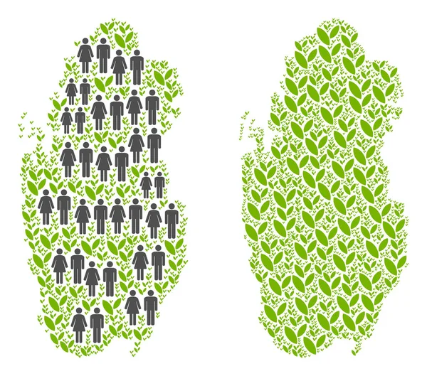 Nüfus ve çevre Katar Haritası