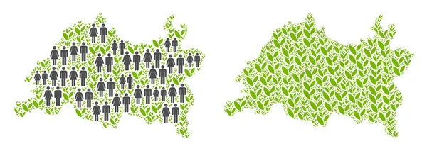 İnsanlar ve Flora Tataristan Haritası