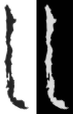 Nokta yarı ton biber harita