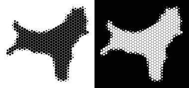 Nokta yarı ton Christmas Adası Haritası