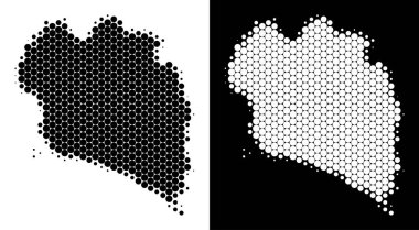 Nokta yarı ton Koh Samui Tayland ada Haritası