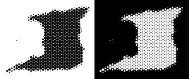 Nokta yarı ton Trinidad ada Haritası