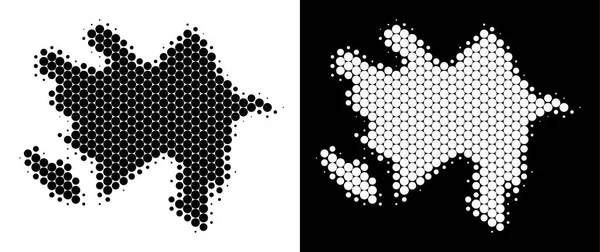 Noktalı yarım ton Azerbaycan Haritası