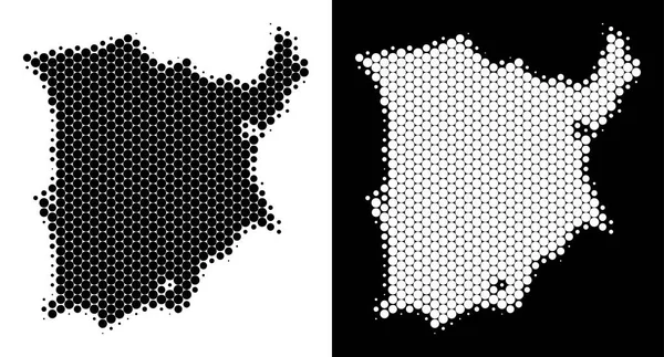 Noktalı yarım ton Koh Samui Haritası