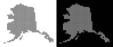 Piksel Alaska harita