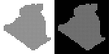 Noktalı Cezayir Haritası