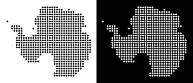 Piksel Antarktika harita