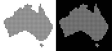 Nokta Avustralya harita