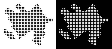 Piksel Azerbaycan Haritası