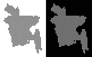 Nokta Bangladeş Haritası