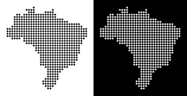 Nokta Brezilya harita