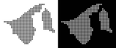 Piksel Brunei harita