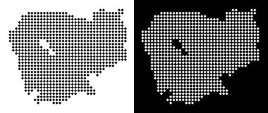 Piksel Kamboçya Haritası