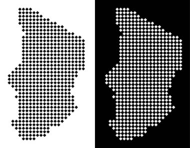 Noktalı Çad Haritası