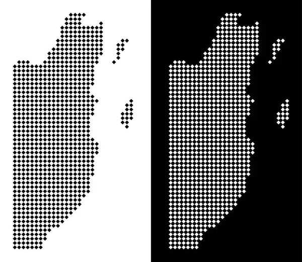 Noktalı Belize Haritası