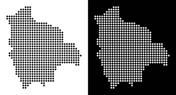 Piksel Bolivya Haritası