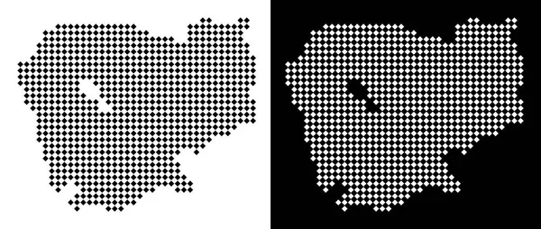 Piksel Kamboçya Haritası