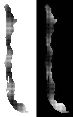 Noktalı Şili Haritası