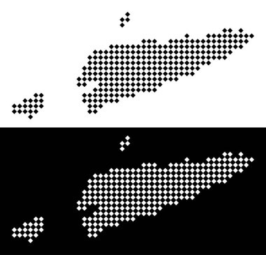 Noktalı Doğu Timour harita