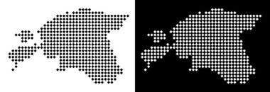 Nokta Estonya Haritası