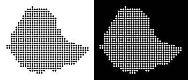 Piksel Etiyopya Haritası