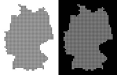 piksel Almanya Haritası