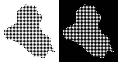 Piksel Irak Haritası