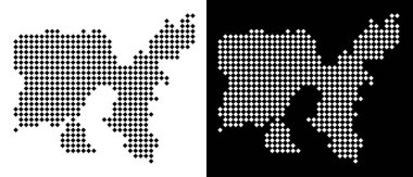 Noktalı Limnos Yunan Adası Haritası