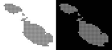 Nokta Malta Adası Haritası