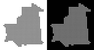 Piksel Moritanya Haritası