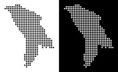 Piksel Moldova Haritası