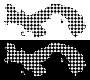 Noktalı Panama Haritası