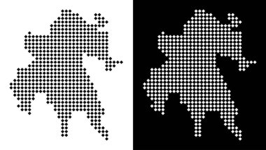 Piksel Mora Yarımadası Haritası