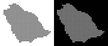 Nokta Suudi Arabistan harita