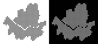 Nokta Seoul şehir haritası