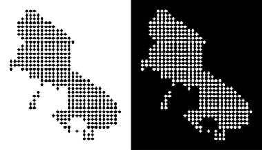 Noktalı Skyros Yunan Adası Haritası