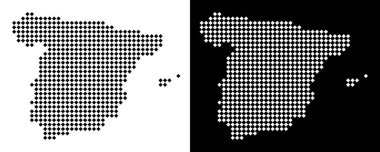 Nokta İspanya harita