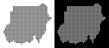 Piksel Sudan Haritası