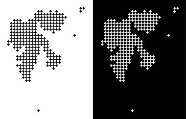 Nokta Svalbard ada Haritası