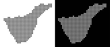 Nokta Tenerife İspanya ada Haritası