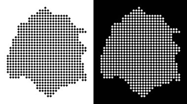 Piksel Thassos Yunan Adası Haritası