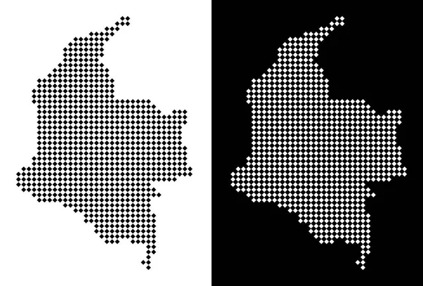 Piksel Kolombiya Haritası