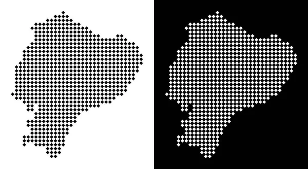 Piksel Ekvador Haritası