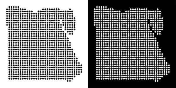 Noktalı Mısır harita