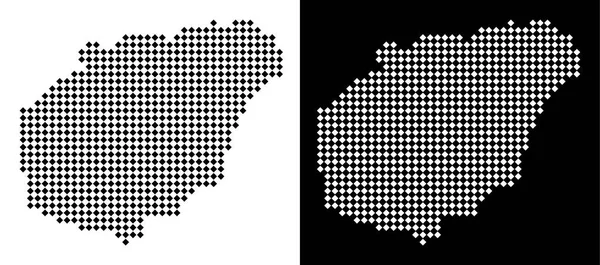 Noktalı Hainan Adası Haritası