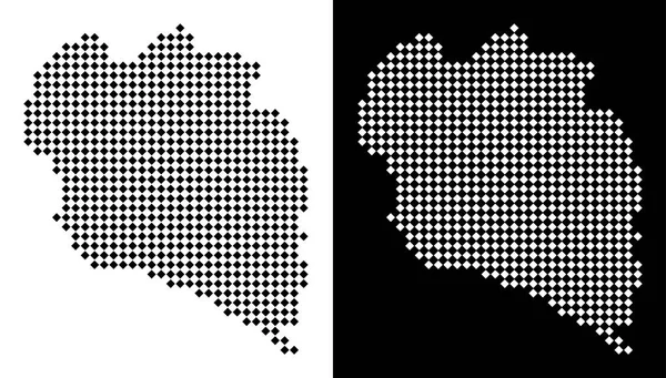 Noktalı Koh Samui Tayland ada Haritası