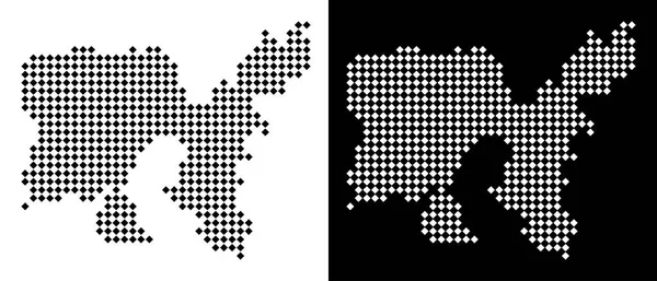 Noktalı Limnos Yunan Adası Haritası